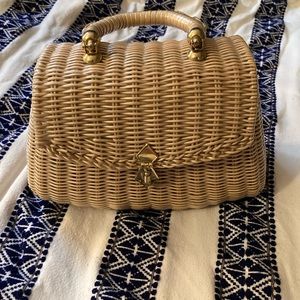 Walborg vintage wicker hand bag